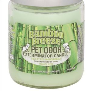 Pet Odor Exterminator Candle, Bamboo Breeze